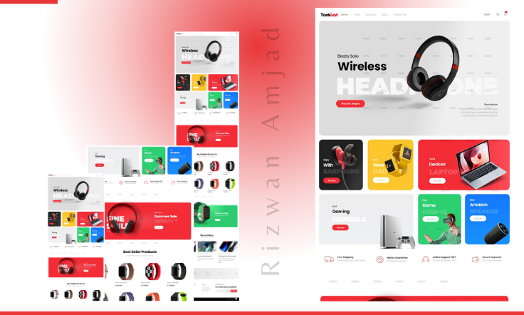 Watch Store template Website Devlopment